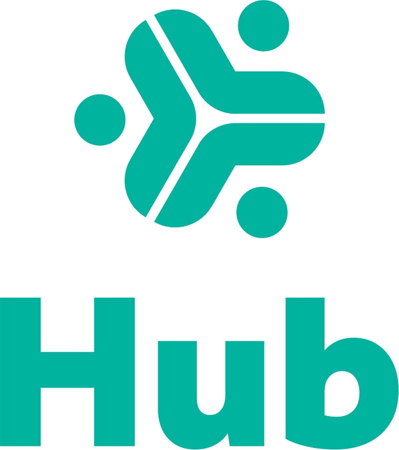Hub Stacked lockup on dark