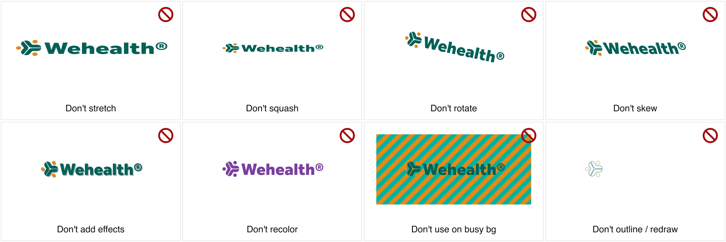 Wehealth® misuse examples