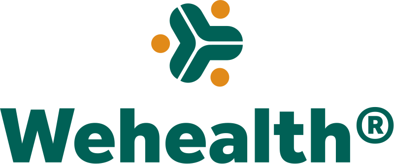 Wehealth® Stacked lockup on light